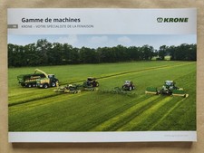 Tracteur Gamme De Matériels Krone Prospectus Brochure