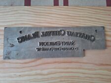 Matrice estampes de caisses a