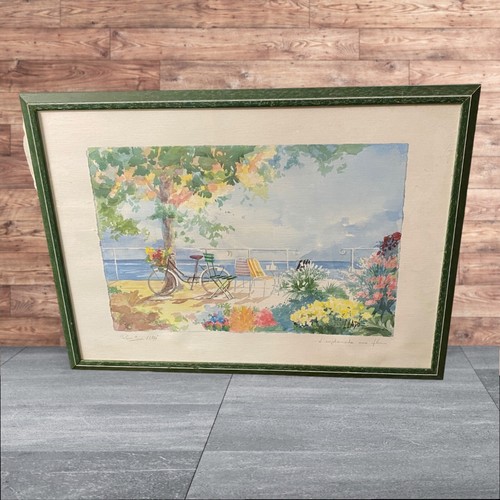 Ancien cadre lithographie - ancien,