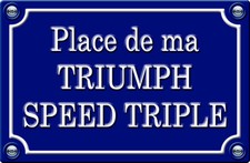 PLACE DE MA TRIUMPH SPEED