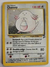 Carte Pokémon Chansey Leveinard Holo 3/130 Anglaise 