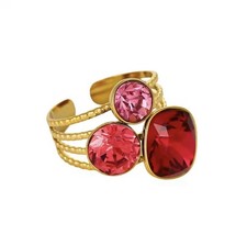 Bague acier Inoxydable Doré