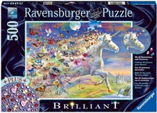 Ravensburger Puzzle 500 pièces Licorne et ses papillons 15046 pierres à décorer