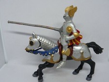 FIGURINE ANCIENNE PVC SCHLEICH PAPO ETC. CHEVALIER  MOYEN AGE N° C120
