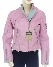 Perfecto cuir rose vintage