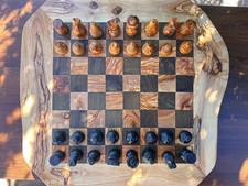 Handmade Olive Wood Chess Set