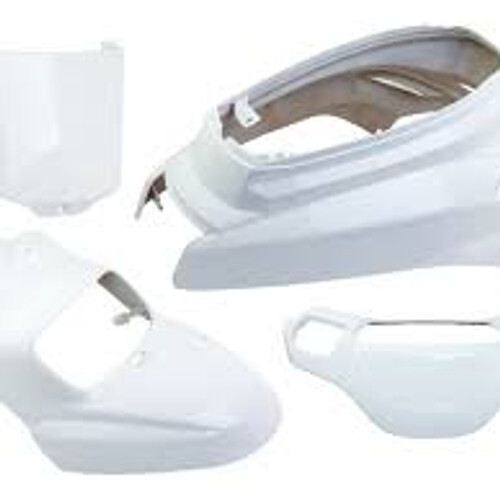Kit carénage blanc mbk - blanc,