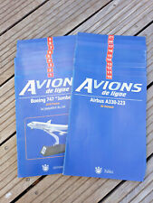 LOT de 19 Fascicules Avions de ligne, éditions FABBRI : n° 1 à 17 et 20 et 21
