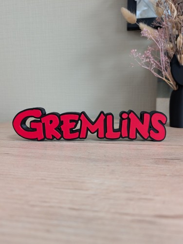 Logo gremlins enseigne - gremlins, 3d