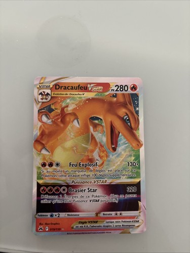 Carte card pokemon dracaufeu - carte,
