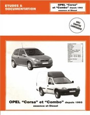 revue technique manuel atelier réparation entretien etude rta opel corsa - combo