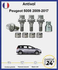 Ecrous antivol de roues Peugeot 5008 2009-2017
