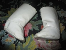 Bottes souples vintage pour grande poupée mannequin