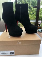 Bottines Christian LOUBOUTIN - Modèle Bianca - T.37,5 - Noires
