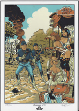 MEYNET - HOMMAGE LES TUNIQUES BLEUES de LAMBIL (cq) (SERIGRAPHIE N°/Signé) NEUF