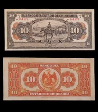 1913 - 10 Pesos Chihuahua (REPRODUCTION)