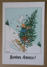 HERGÉ  ---  TINTIN. CARTE DE