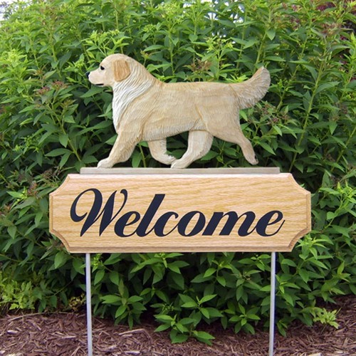 Panneau bienvenue bois - de, en