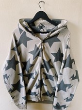 Vintage Y2K Bape A Bathing Ape Sta All Over Full zip Hoodie Grey