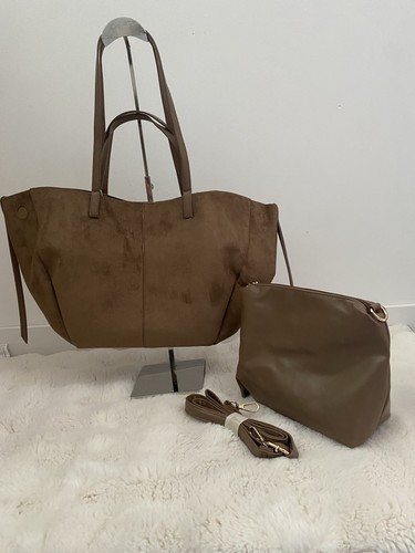 Grand sac cabas - femme, marron