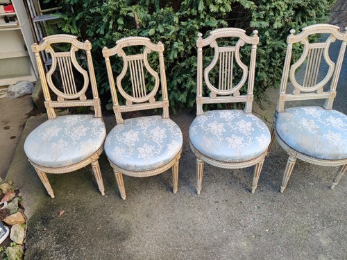 Chaises dossier lyre - dossier,