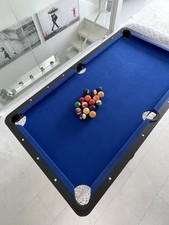 Table de billard pliable Riley 152 x 84 cm, portable, d'occasion, comprend de...