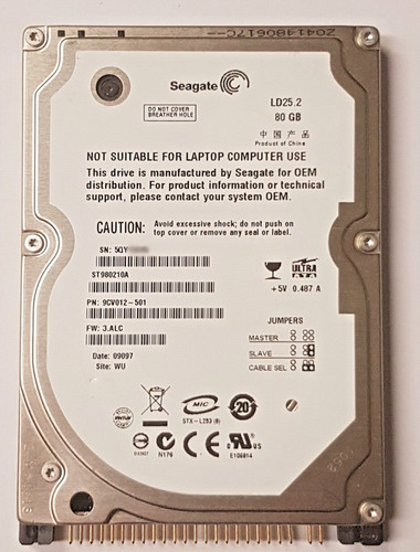 Disque dur interne ide - interne, 80