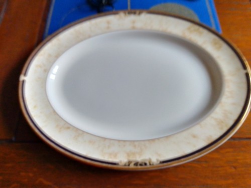 Grand plat ovale - 40, cm