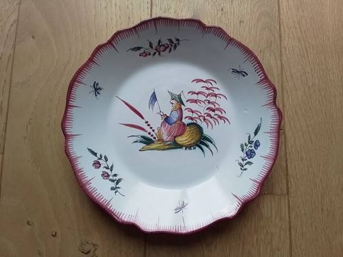 Ancienne assiette chinois - ancienne,