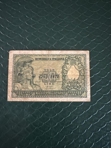 Ancien billet italien lire - ancien,