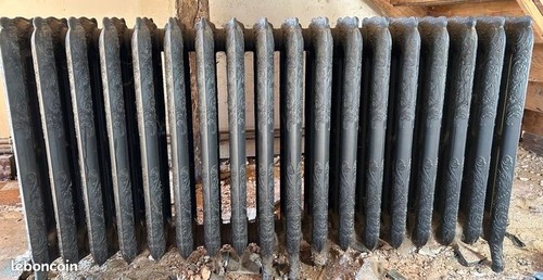 Radiateur fonte fleurie - en,