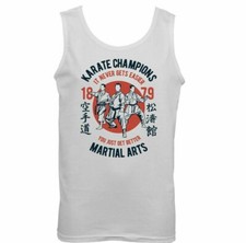 Karaté Champions Hommes Drôle Arts Martiaux Gilet Mma Training Haut Gym Ceinture