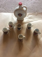 Service À verres à digestif allemand Vintage