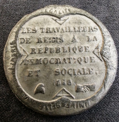Médaille politique 1848 - médaille,