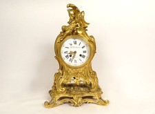 Pendule cartel Louis XV bronze
