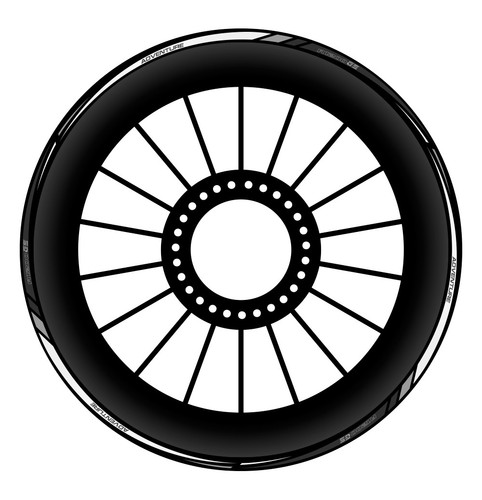 Kit autocollants jantes bmw - kit,