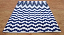 Chevron Zig Zag Bleu Blanc
