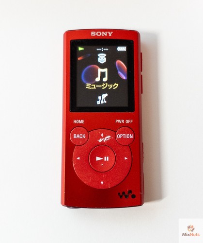 Lecteur mp3 rouge sony - mp3,