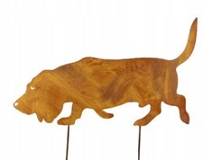 Rouille noble chien jardin