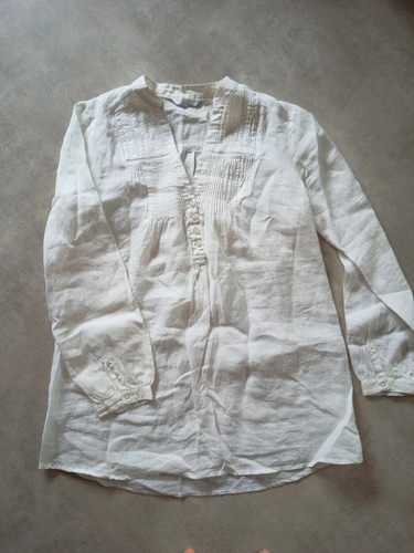 Belle chemise tunique blanche - belle, tunique,