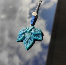 Collier Feuille Larimar