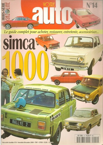 Gazoline simca 1000 - hs, 14