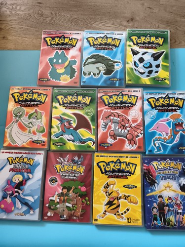 Lot dvd pokémon advanced - 10,