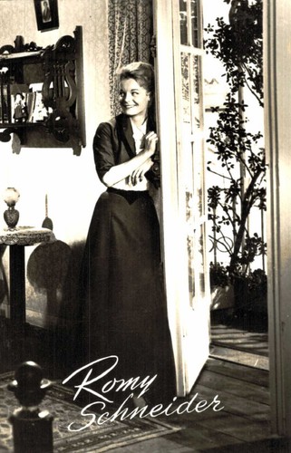 Romy schneider carte postale - carte,