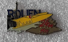 Pin’s Yacht Club Rouen 24h Motonautique Course 1991 Catamaran YCR Signé Acsel