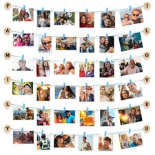 Cadre photo collage pour plusieurs photos - Cadre photo en bois avec 36 petit...