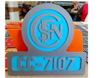 Plaque frontale de la CC 7107