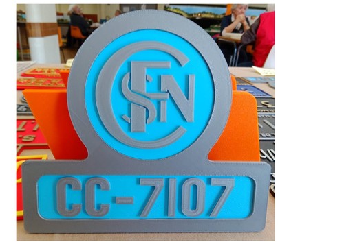 Plaque frontale cc - cc, 7107
