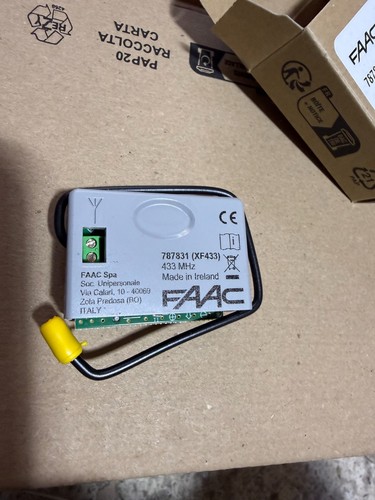 Récepteur faac 433mhz - récepteur,