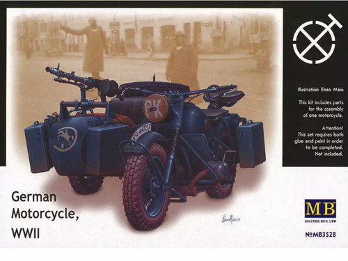 Master box bmw r75 sidecar - bmw,